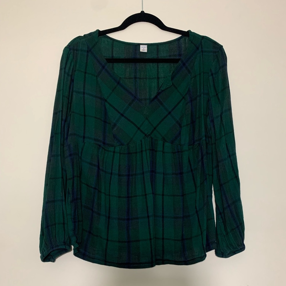 Old Navy Plaid Long Sleeve Shirt